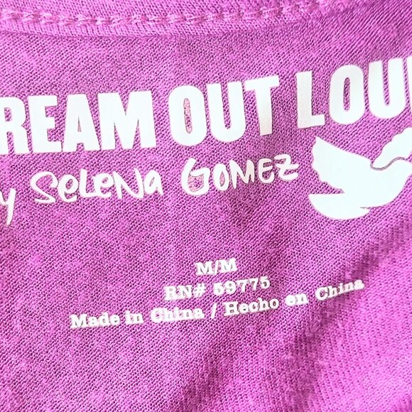 Dream Out Loud Selena Gomez Womens Size Medium Tank Top Purple Sequins - Picture 9 of 10
